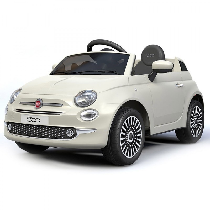 Kids Electric Ride on toy Car Fiat 500 12v With Parental remote and LED lights 